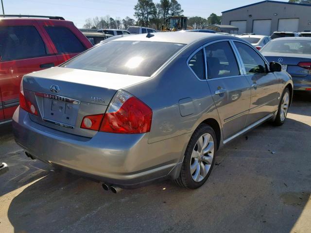 JNKAY01F97M455219 - 2007 INFINITI M35 BASE GRAY photo 4