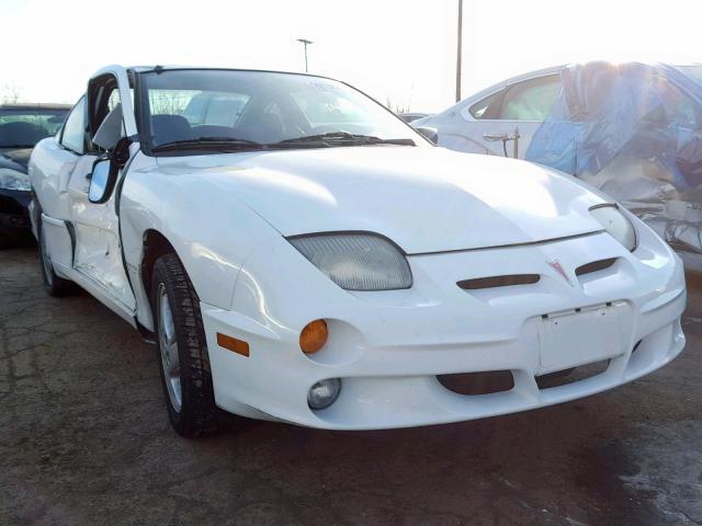 1G2JD12T5Y7278129 - 2000 PONTIAC SUNFIRE GT WHITE photo 1