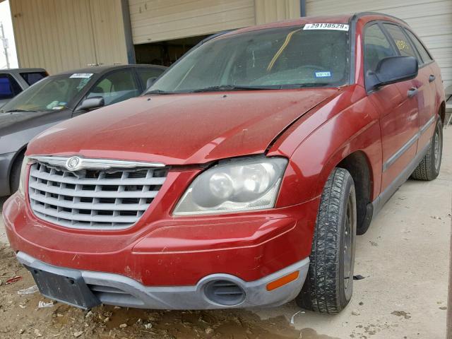 2A4GM48436R725764 - 2006 CHRYSLER PACIFICA RED photo 2