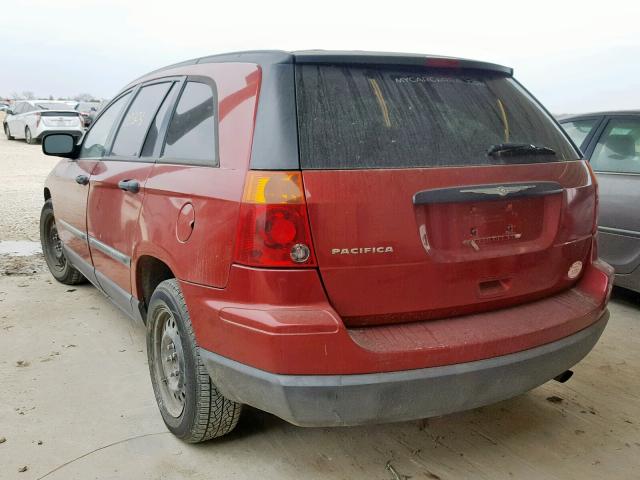 2A4GM48436R725764 - 2006 CHRYSLER PACIFICA RED photo 3