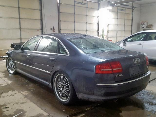 WAUMV94E78N012252 - 2008 AUDI A8 L QUATT BLUE photo 3