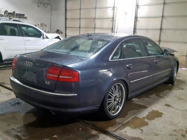 WAUMV94E78N012252 - 2008 AUDI A8 L QUATT BLUE photo 4