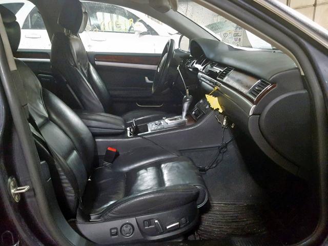 WAUMV94E78N012252 - 2008 AUDI A8 L QUATT BLUE photo 5