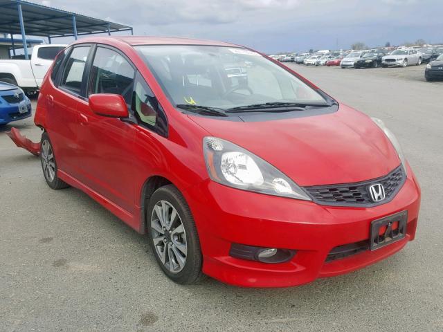 JHMGE8H53DC054779 - 2013 HONDA FIT SPORT RED photo 1