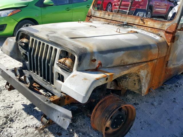 1J4FY29S5PP241616 - 1993 JEEP WRANGLER / BURN photo 9