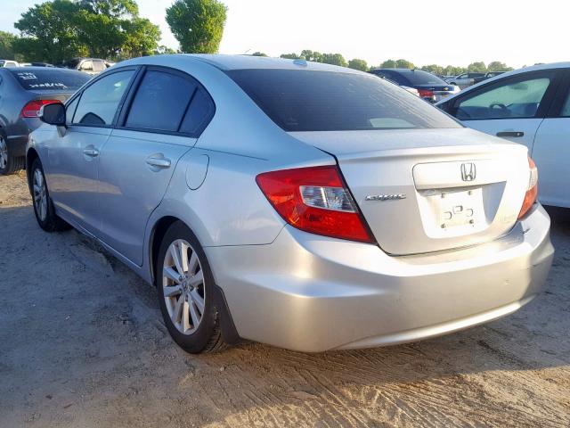 19XFB2F99CE069335 - 2012 HONDA CIVIC EXL SILVER photo 3