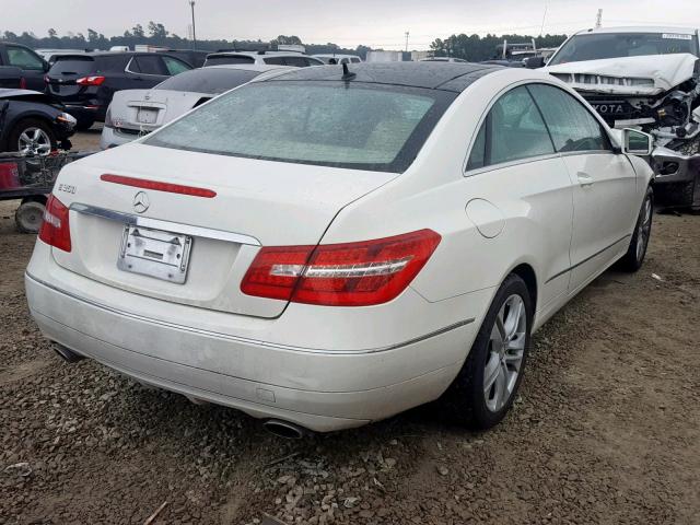 WDDKJ5GBXAF032856 - 2010 MERCEDES-BENZ E 350 WHITE photo 4