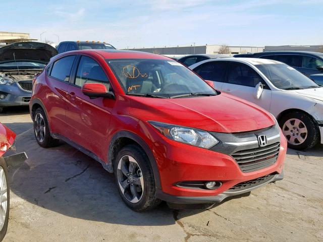 3CZRU5H57JM708067 - 2018 HONDA HR-V EX RED photo 1