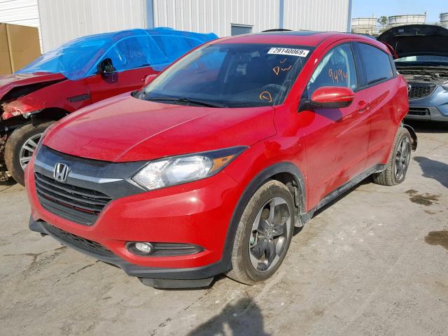 3CZRU5H57JM708067 - 2018 HONDA HR-V EX RED photo 2