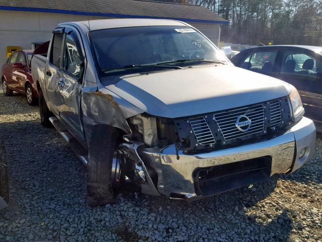 1N6BA0ED0CN303432 - 2012 NISSAN TITAN S SILVER photo 1