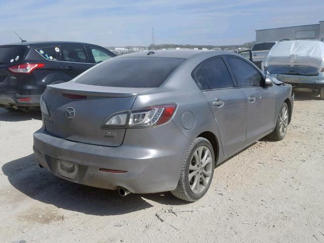 JM1BL1W5XB1472910 - 2011 MAZDA 3 S GRAY photo 4