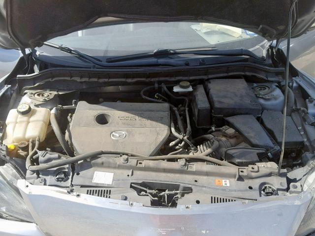 JM1BL1W5XB1472910 - 2011 MAZDA 3 S GRAY photo 7