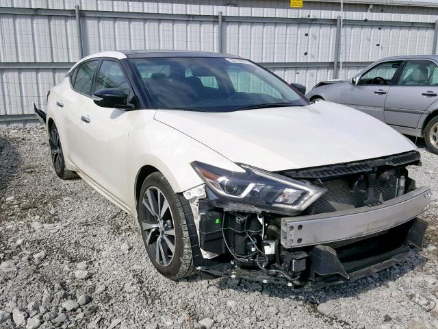 1N4AA6APXHC403077 - 2017 NISSAN MAXIMA 3.5 WHITE photo 1