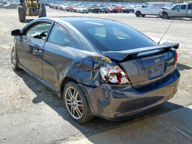 JTKDE167760077480 - 2006 TOYOTA SCION TC გრაფიტი ფოტო 3