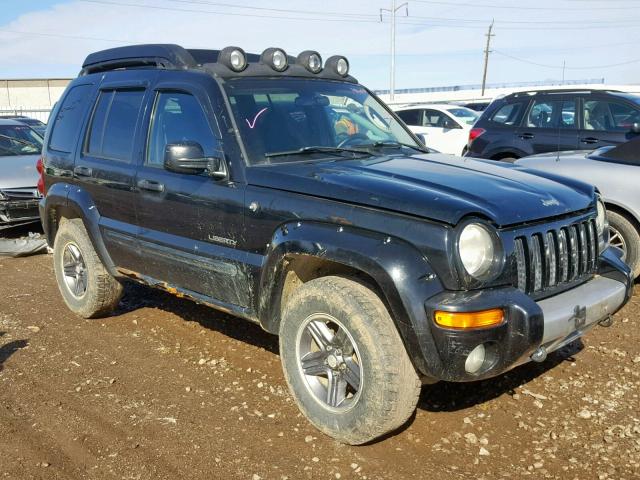 1J4GL38K64W141987 - 2004 JEEP LIBERTY RE BLACK photo 1