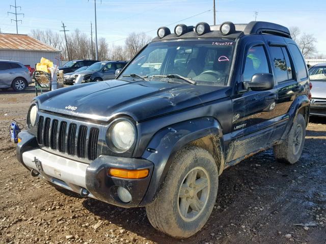 1J4GL38K64W141987 - 2004 JEEP LIBERTY RE BLACK photo 2