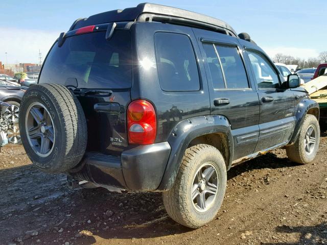 1J4GL38K64W141987 - 2004 JEEP LIBERTY RE BLACK photo 4