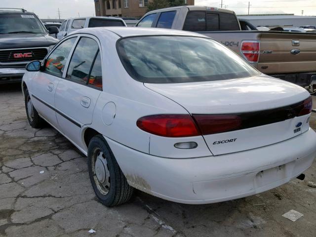 1FALP10PXVW264204 - 1997 FORD ESCORT WHITE photo 3