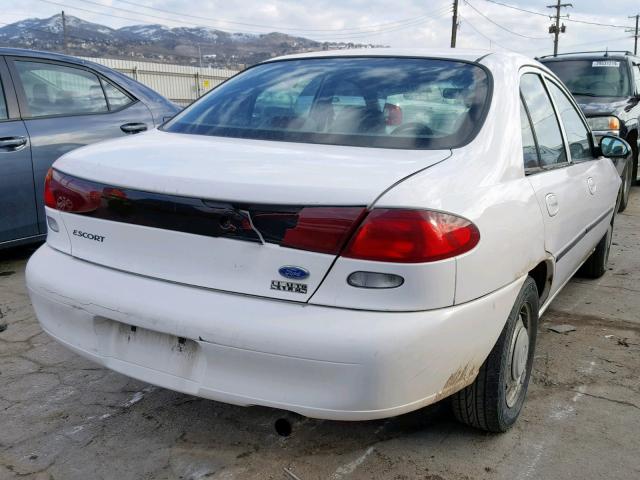 1FALP10PXVW264204 - 1997 FORD ESCORT WHITE photo 4