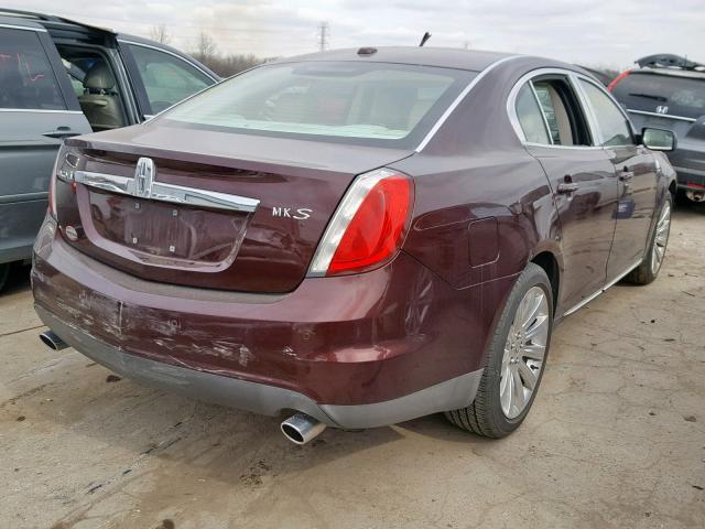 1LNHM93R09G618389 - 2009 LINCOLN MKS BROWN photo 4