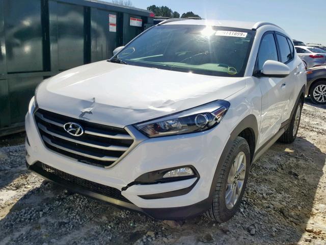 KM8J33A4XJU629494 - 2018 HYUNDAI TUCSON LIM WHITE photo 2