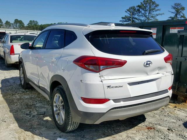 KM8J33A4XJU629494 - 2018 HYUNDAI TUCSON LIM WHITE photo 3