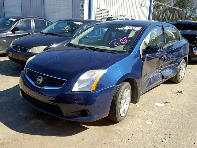 3N1AB6AP9BL731726 - 2011 NISSAN SENTRA 2.0 BLUE photo 2