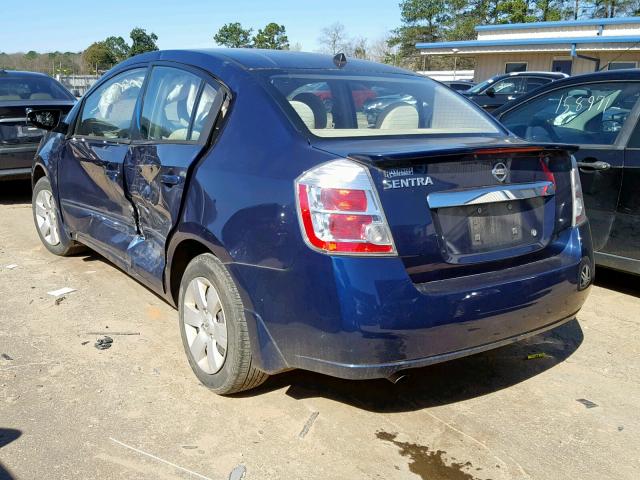 3N1AB6AP9BL731726 - 2011 NISSAN SENTRA 2.0 BLUE photo 3