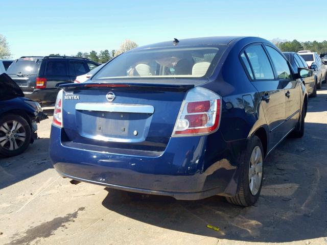 3N1AB6AP9BL731726 - 2011 NISSAN SENTRA 2.0 BLUE photo 4