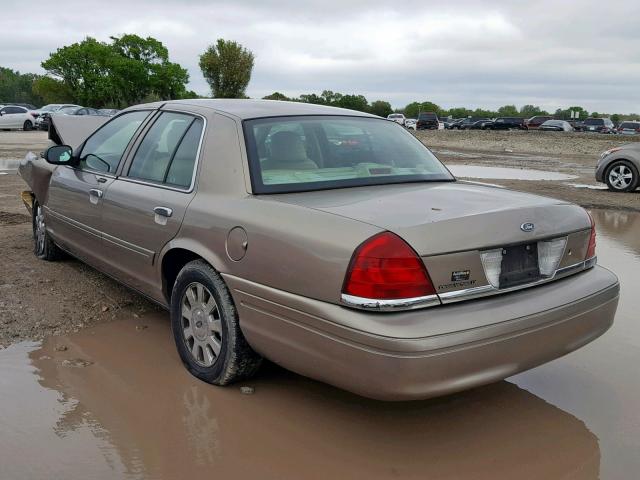 2FAFP74V56X126679 - 2006 FORD CROWN VICT TAN photo 3