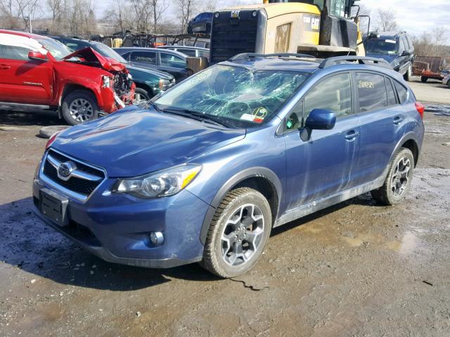 JF2GPACC5D1864260 - 2013 SUBARU XV CROSSTR BLUE photo 2