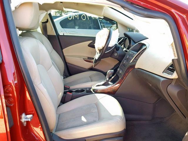 1G4PR5SK3D4247457 - 2013 BUICK VERANO CON RED photo 5