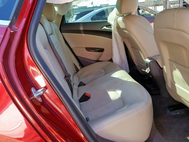 1G4PR5SK3D4247457 - 2013 BUICK VERANO CON RED photo 6