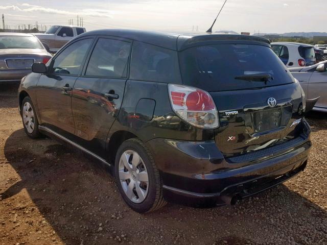 2T1KR32E87C680044 - 2007 TOYOTA MATRIX XR BLACK photo 3