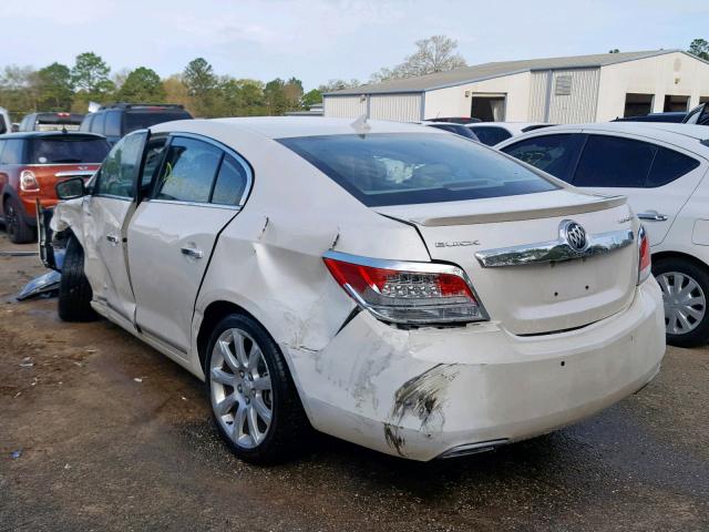 1G4GJ5E31DF194970 - 2013 BUICK LACROSSE T WHITE photo 3