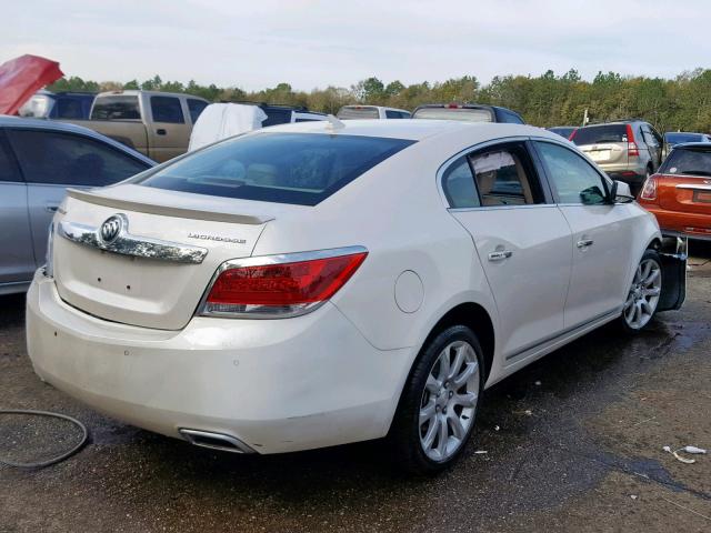 1G4GJ5E31DF194970 - 2013 BUICK LACROSSE T WHITE photo 4