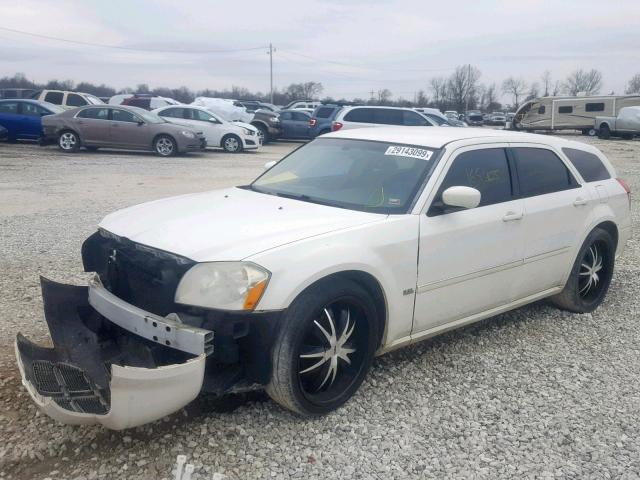 2D4FV47V86H453536 - 2006 DODGE MAGNUM SXT WHITE photo 2