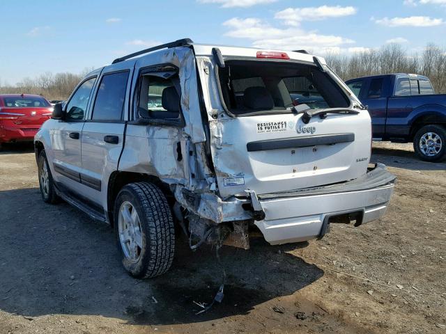 1J4GR48K25C667265 - 2005 JEEP GRAND CHER SILVER photo 3