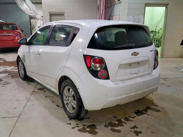 1G1JA6SH4C4139285 - 2012 CHEVROLET SONIC LS 白色 照片 3