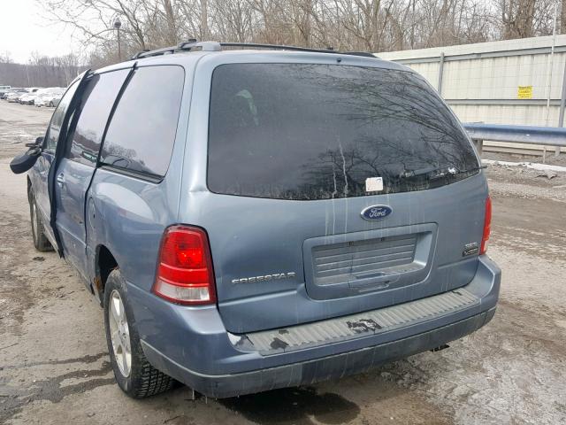 2FMZA576X4BB07892 - 2004 FORD FREESTAR S BLUE photo 3