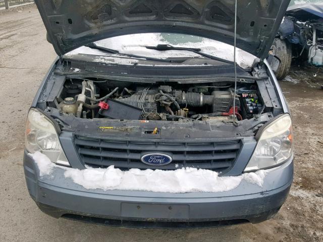 2FMZA576X4BB07892 - 2004 FORD FREESTAR S BLUE photo 7