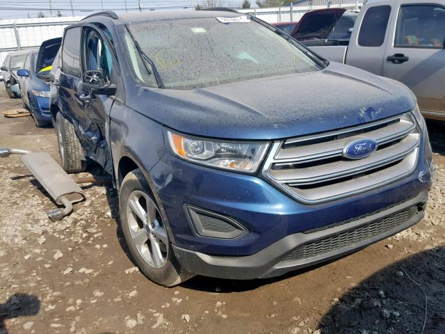 2FMPK4G90HBB34629 - 2017 FORD EDGE SE BLUE photo 1