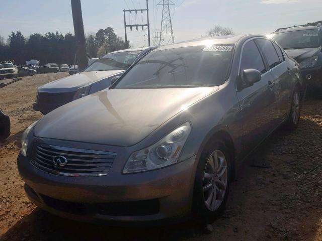 JNKBV61E18M226736 - 2008 INFINITI G35 GRAY photo 2