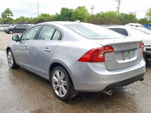 YV1612FS0D2208461 - 2013 VOLVO S60 T5 GRAY photo 3