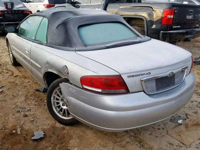 1C3EL55R05N628883 - 2005 CHRYSLER SEBRING TO SILVER photo 3