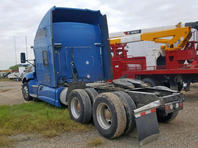 1XKAD49X0GJ484440 - 2016 KENWORTH CONSTRUCTI BLUE photo 3