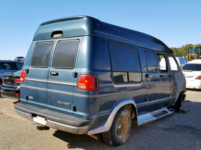 2B6HB11YXYK146069 - 2000 DODGE RAM VAN B1 GREEN photo 4