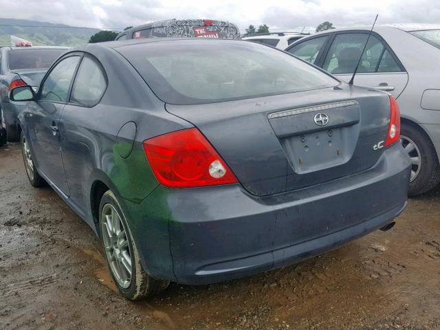 JTKDE167150048281 - 2005 TOYOTA SCION TC ნაცრისფერი ფოტო 3