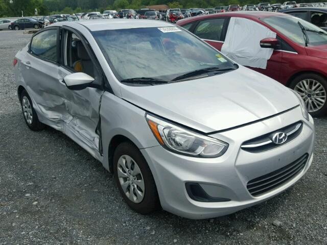 KMHCT4AE2GU968461 - 2016 HYUNDAI ACCENT SE SILVER photo 1