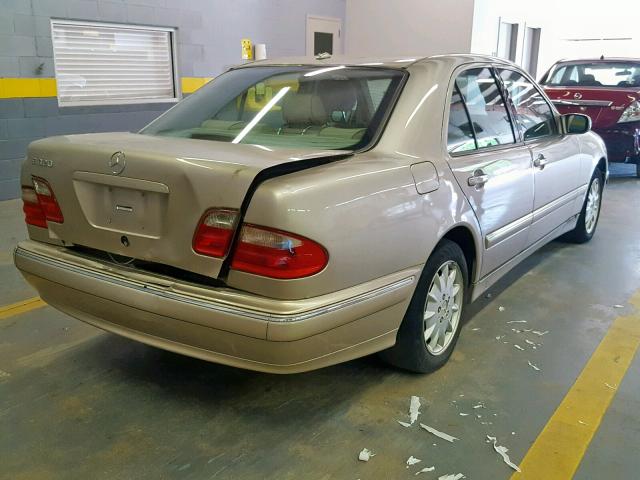 WDBJF65J71B241176 - 2001 MERCEDES-BENZ E 320 GOLD photo 4